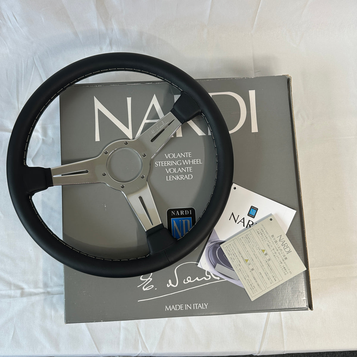 Genuine Nardi ND 360 Leather Wheel