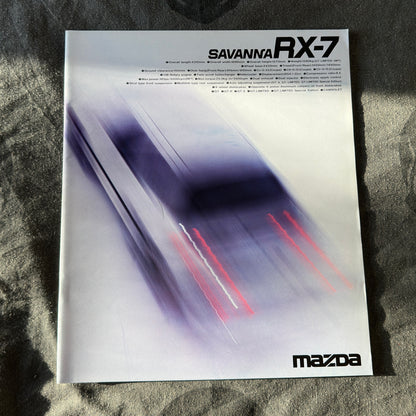 (RARE) Mazda RX-7 Savanna Catalogs