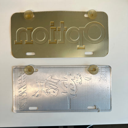 (EXTREMELY RARE) Option Magazine Show Plates