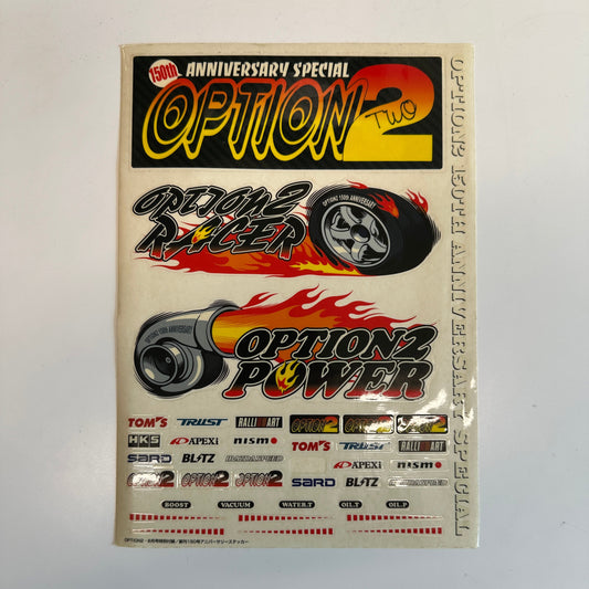 (RARE) OPTION2 Sticker Sheets