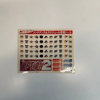 (RARE) OPTION2 Sticker Sheets
