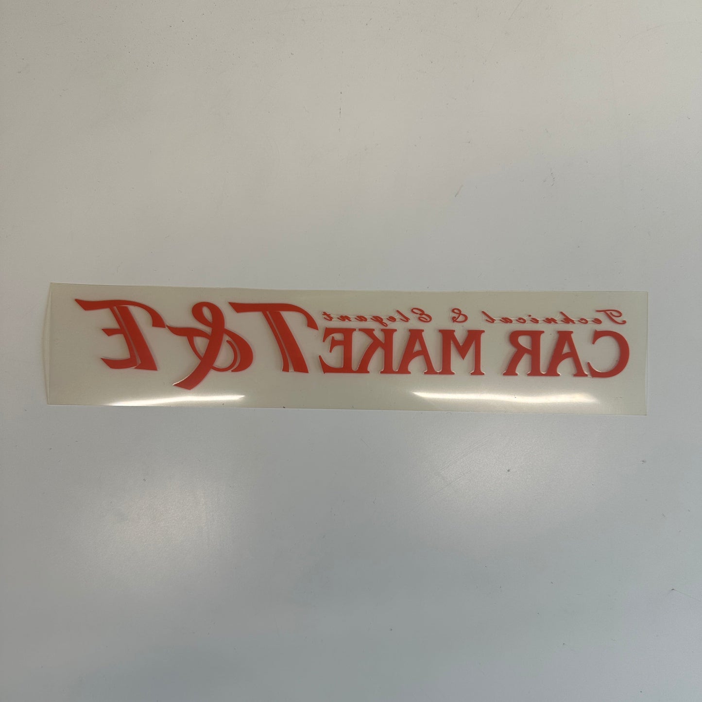 T&E Car Make Performance Vinyl Sticker
