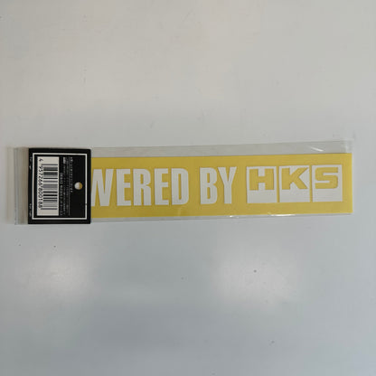 HKS White Color Sticker