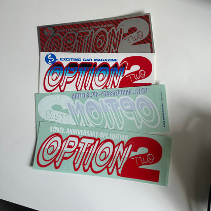 (RARE) OPTION2 Collectible Stickers