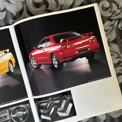 (RARE) Nissan R34 Skyline Catalogs May 1998